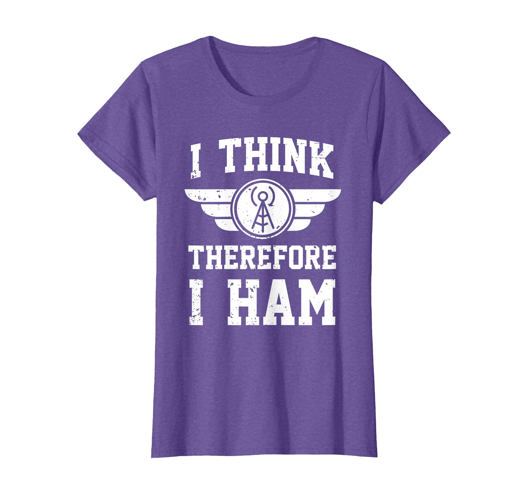 Amateur Radio Joke Pun I Think Therefore I HAM T-Shirt