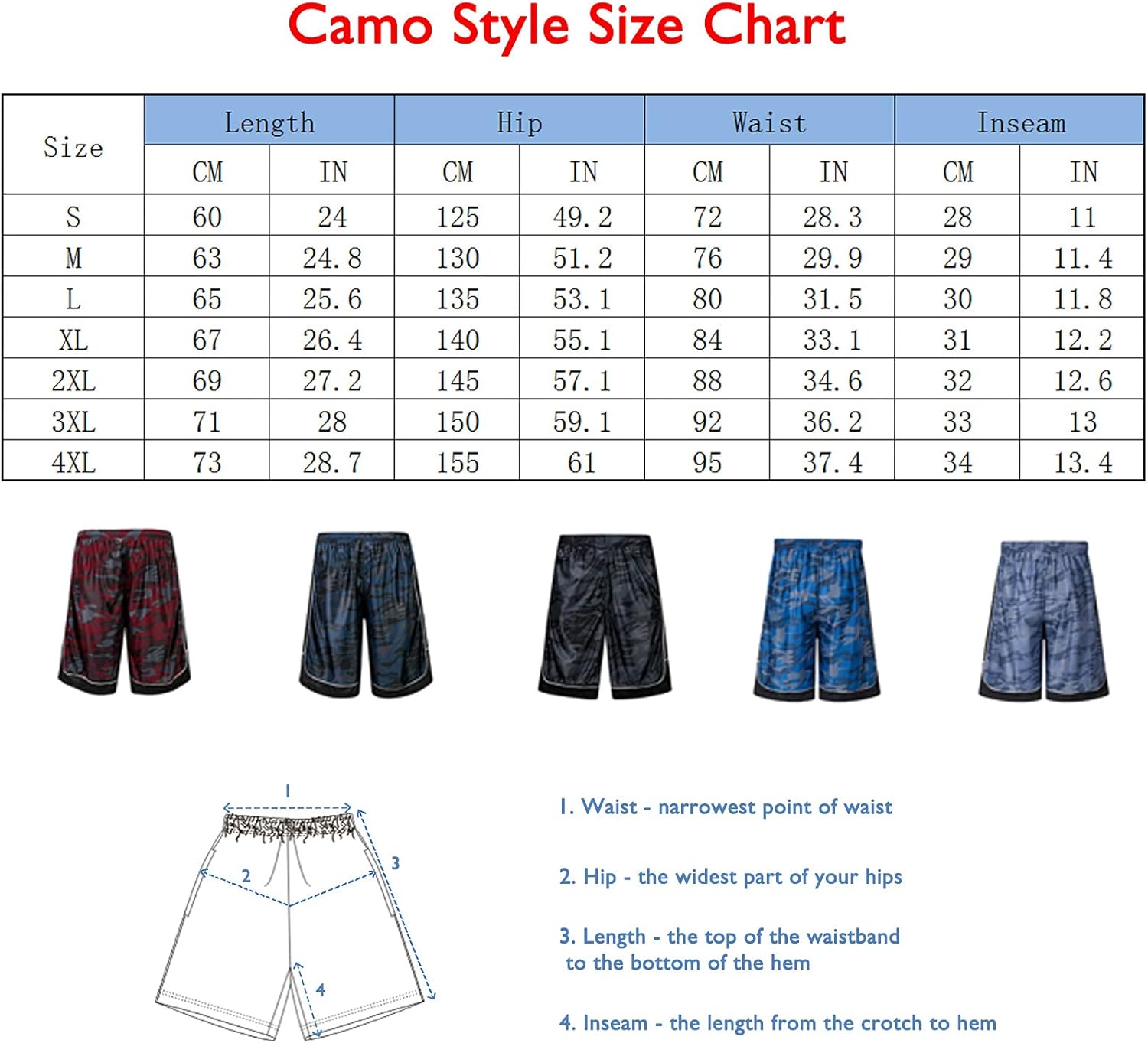 PTSports Men's 11'' Cool Basketball Shorts with Pockets Long Gym Athletic Shorts Running Quick-Dry Drawstring: Clothing