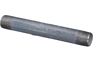 LDR Industries, Black 303 34X7 Galvanized Pipe Nipple, 3/4" x 7", 3/4-Inch X 7-Inch