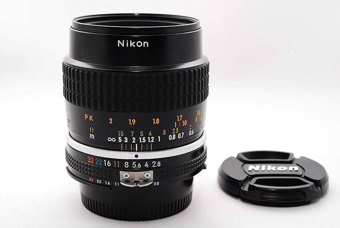 Amazon Com Nikon Micro Nikkor 55mm F 2 8 Ais Ai S Manual Macro Lens Front Rear Caps Camera Photo