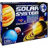 4M 3-Dimensional Glow-In-The-Dark Solar System Mobile Making Kit