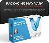 PRAIMA Powder Free Nitrile Gloves Small Blue 100 Count Food Grade view 2