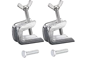 PONGLE Fireplace Damper Clamp for Stainless Steel Fireplace Parts Damper Stopper Fireplace, Gas Log Fireplace 2 Pack