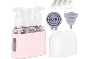 Bpluma Travel Bottles, Leak Proof Containers For Toiletries TSA Approved Airplane Accessories Kits For Liquid With Labels