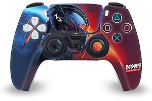 Head Case Designs Officially Licensed EA Bioware Mass Effect N7 Armor Legendary Graphics Vinyl Faceplate Sticker Gaming Skin Decal Cover Compatible With Sony PlayStation 5 PS5 DualSense Controller