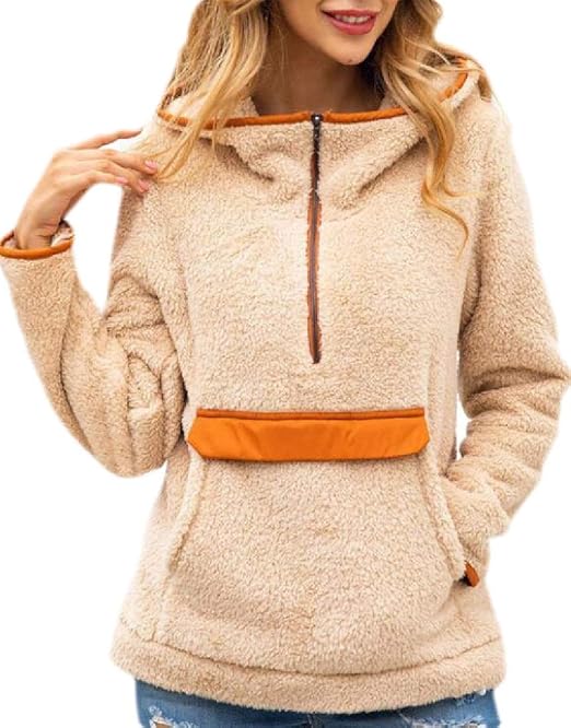 fuzzy hoodies womens