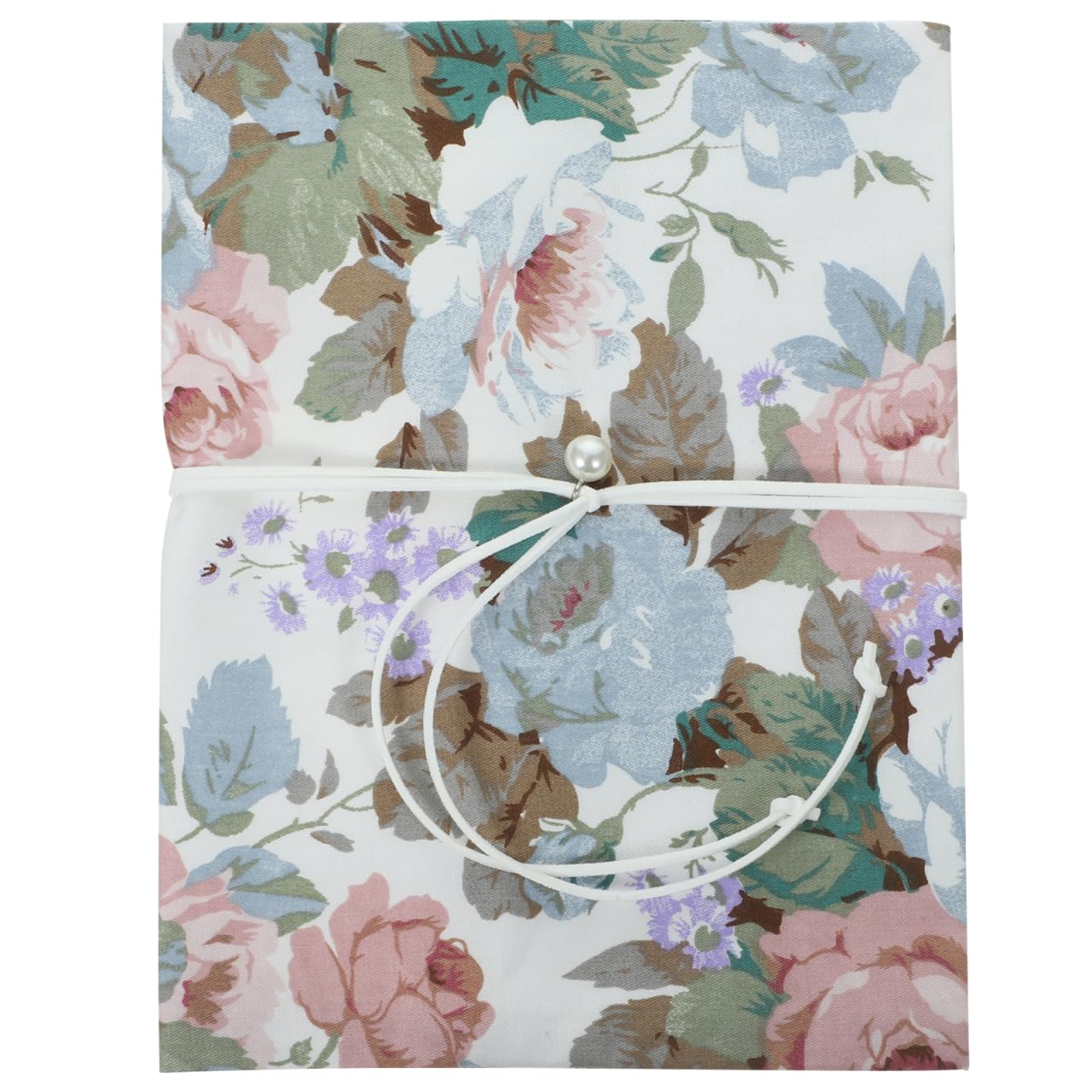 Operitacx Decorative Books Sheet Cover Sleeve for Book Lovers, Portable Rose Design a5 Notebook Protectors Safety Washable Fabric Medium 19 X 14.8cm Decorative Notebook Sleeve Cover