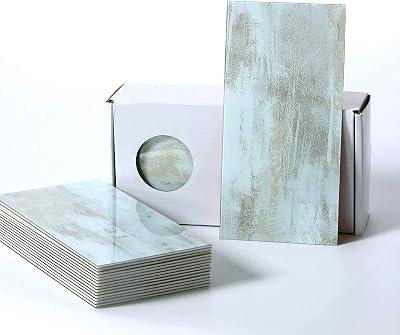 BeNice Stick On Subway Tiles Marble Self Adhesive 23pc Blue 0.45sqm