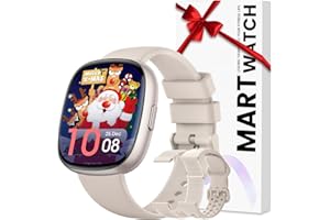 BANLVS Smart Watches for Women Men Fitness: Fitness Tracker with Make/Recive Call 10-Day Battery Life Heart Rate SpO2 Sleep Monitor 120 Sport Mode 5ATM Waterproof Smartwatch for iOS Android Phones Christmas