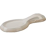 Le Creuset Stoneware Spoon Rest, 10", Meringue