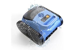 ZYERCH (2025 Upgrade) Pool Vacuum for Inground Pools, Robotic Pool Cleaner, Wall Climbing Pool Cleaner, Cleans Pool Floors, Drain & Walls & Waterline, Cleaning Up to 2100 Sq.ft, 180 Min