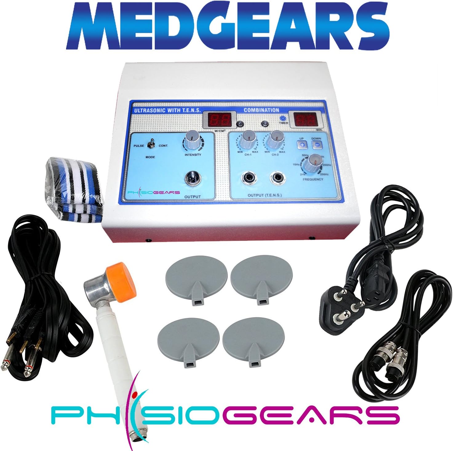 Physiogears 2 Channel TENS with ULTRASONIC