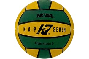 KAP K7 SEVEN KAP7 Green/Yellow Hydrogrip Water Polo Ball - Size 5