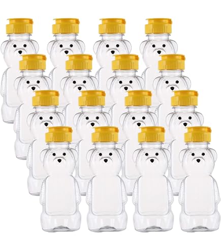 Il Progetto 730 Honey Bear, Confezione Da 2 Biberon Honey Bear Con Coperchio Da Viaggio Biberon