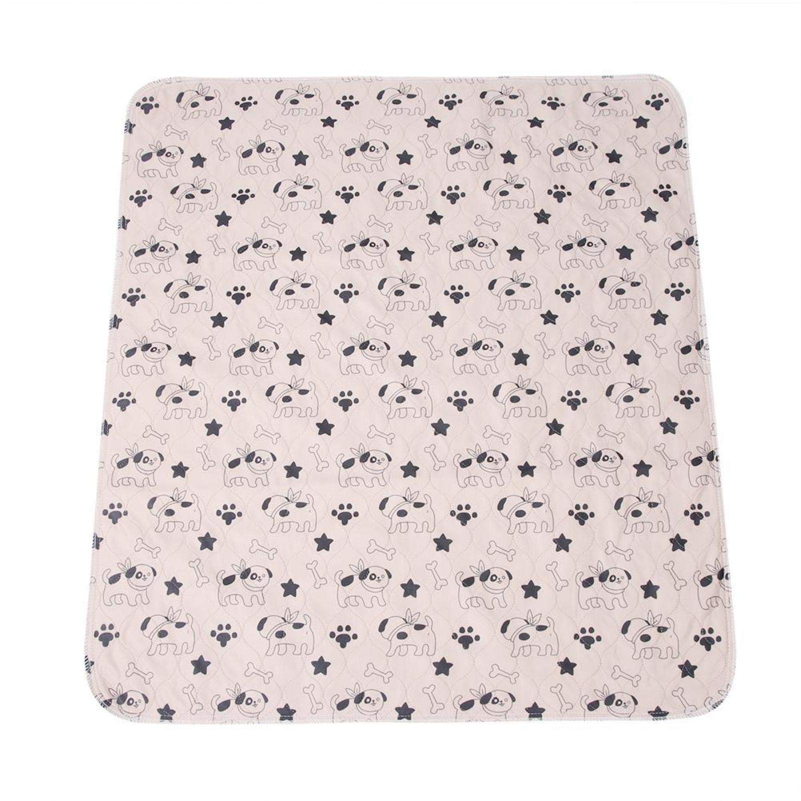 KUIDAMOS Puppy Training Pad Super Absorbent Anti Slip Washable Waterproof Dog Pee Mat Reusable Dog Pee Pads 3 Sizes for Dog Pet Pee Absorbent Toilet Pee Wee Mat(80 * 90cm)