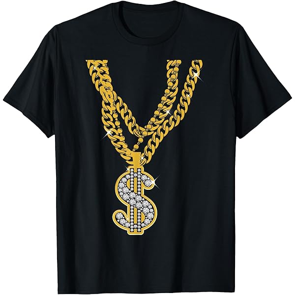 Amazon.com: FTD Apparel Men's Gold Chain Customize Name Metallic