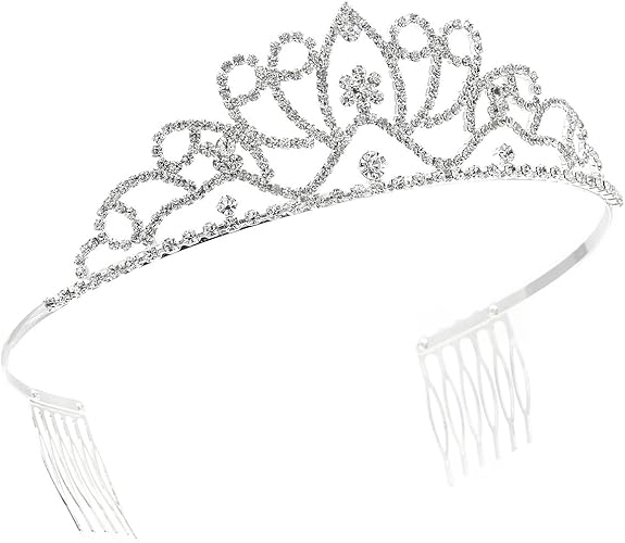 Amazon Co Jp Topwholesalejewel シルバークリスタルラインストーンプリンセスティアラクラウン ジュエリー Amazon Co Jp Topwholesalejewel シルバークリスタルラインストーンプリンセスティアラクラウン ジュエリー