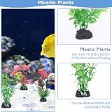 QZQ Aquarium Decorations 14 PCS Resin Plants Rockery Starfish Coral Set view 4