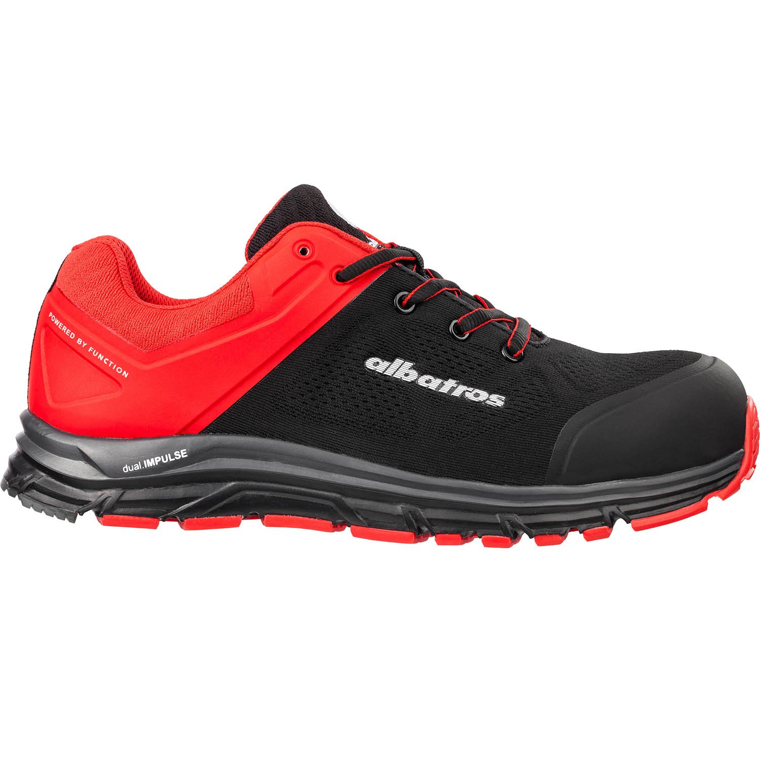 Albatros 646600-210-42 Shoes Lift Impulse, Size: 8 UK, Black/red
