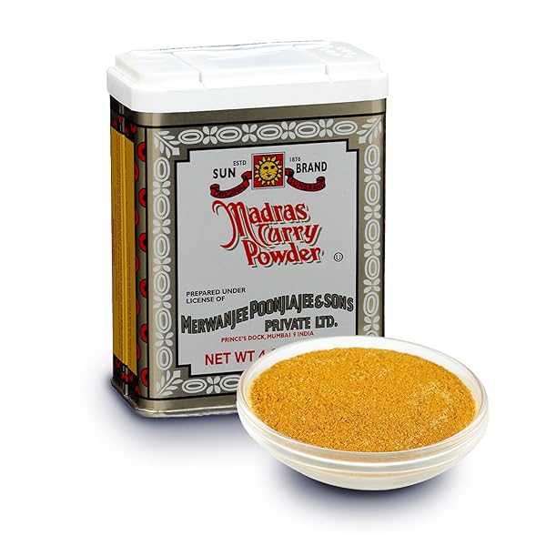 SUN BRANDS MADRAS CURRY POWDER, 4 OZ