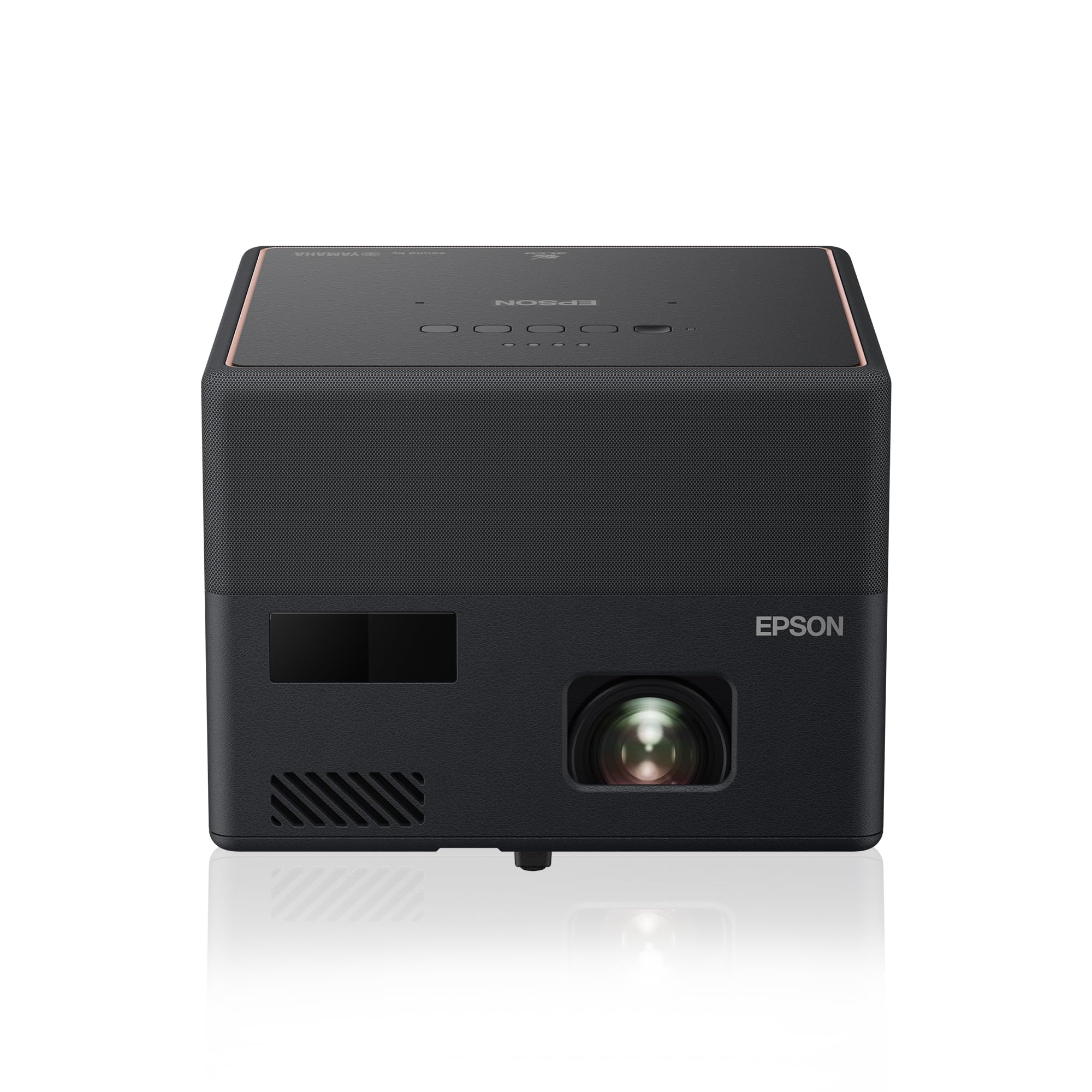 Epson Ef-12 Epiqvision Mini Video Projecteur Laser 3Lcd, Full Hd 1080P 1920 X 1080, 16:9, Portable Plug-And-Play Android TV Haut-Parleur Intégré Audio Surround 3D Yamaha, Projection Jusqu'À 150”