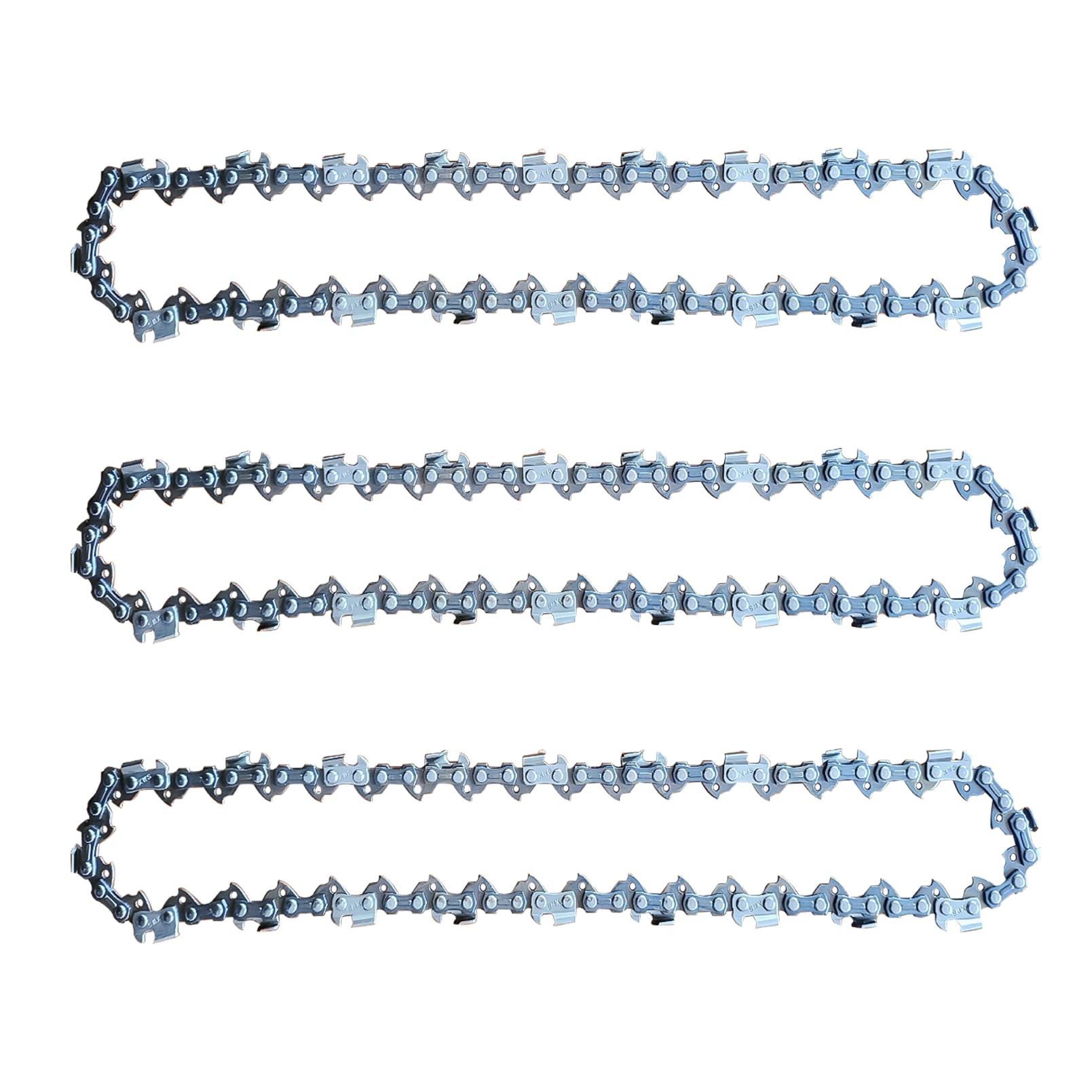 Atunee 3 x Chainsaw Chain 25 cm 1.1 mm 40TG for Einhell GC-LC 18/25 Li and GE-LC 18/25 Li Compatible with Husqvarna 436 Li, 536 Li, 536 LiXP