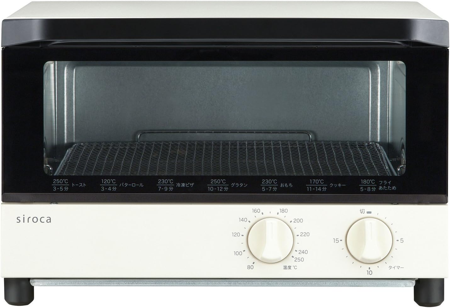 siroka Oven Toaster [The Best Thing Since Sliced Bread 4 Piece Baked/Front Door Removable] White