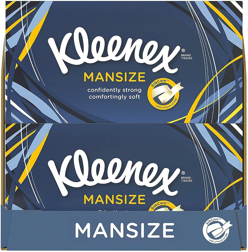 Kleenex Extra Large Handkerchief Tissues 90 x 2 Ply Pack 24 Box