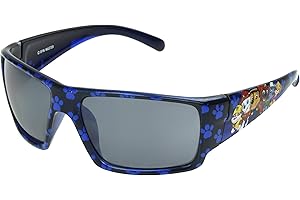 Nickelodeon Boys PAW Patrol Kids 19 Wrap Sunglasses, Crystal Blue, 58, Crystal Blue, 58