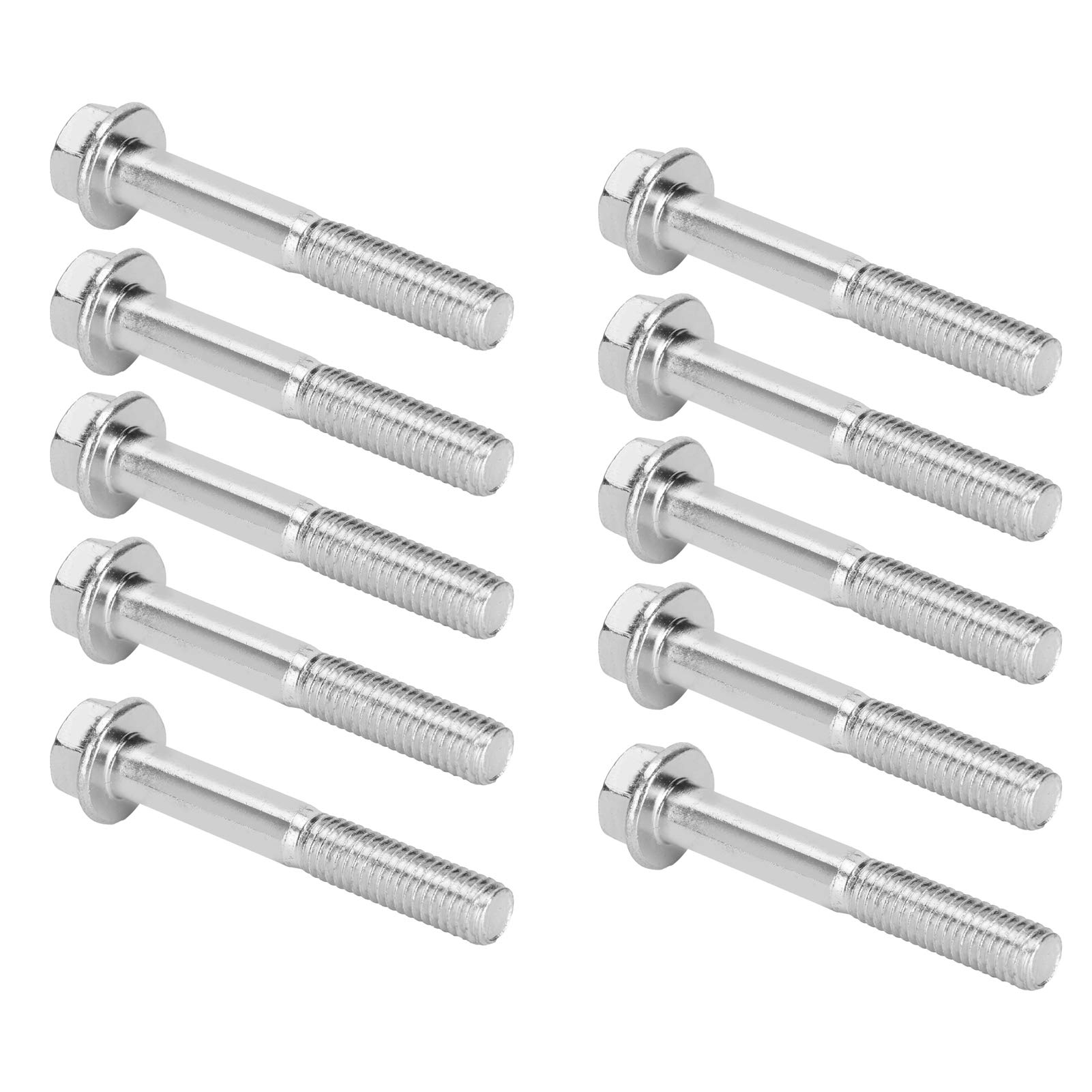 Atyhao 30Pcs M8x55 Screws Cylinder Bolt Accessory for 168F/170F 2kw3kw Gasoline Generator Bolt Assortment Sets