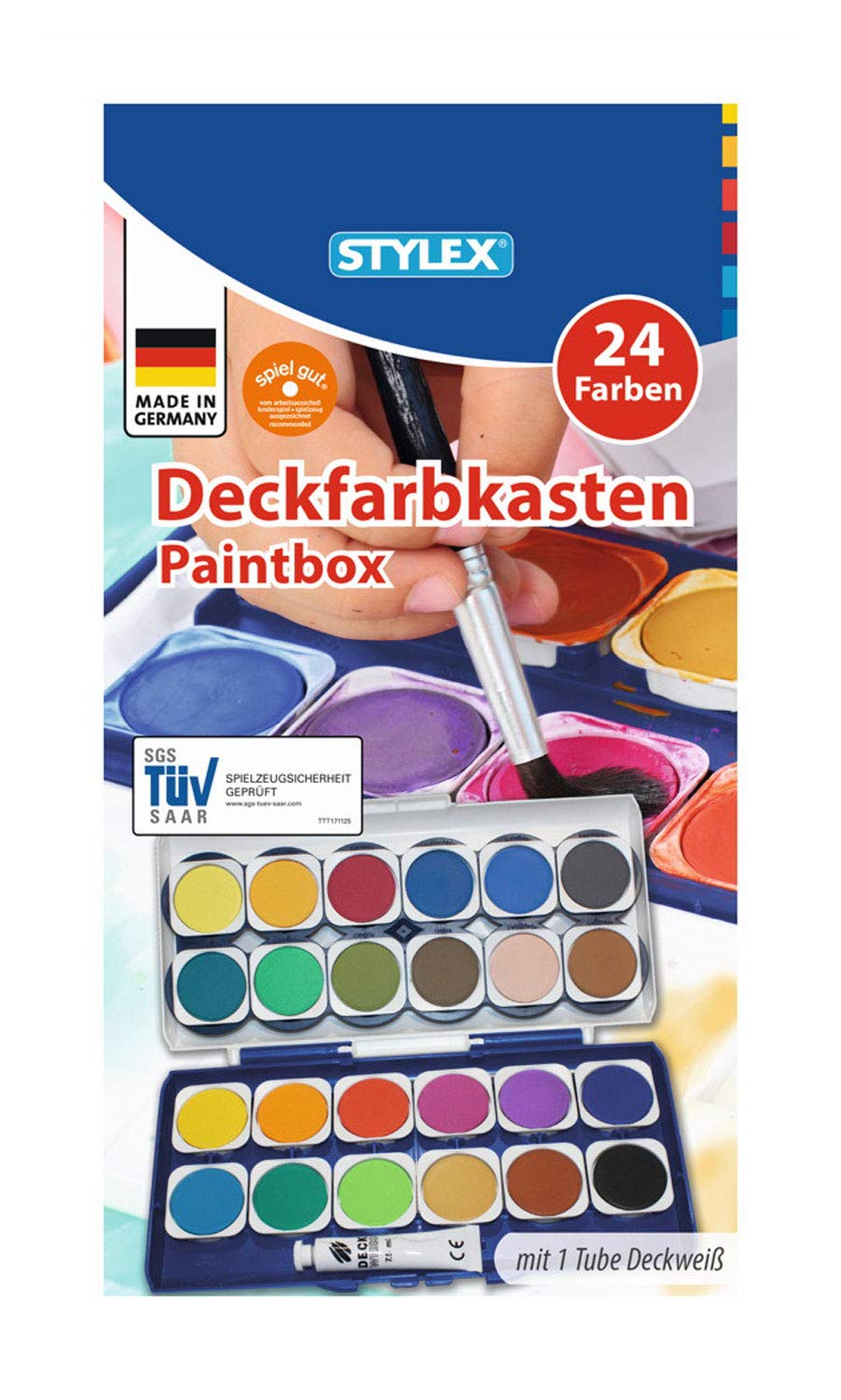 Stylex Paint-Box with 24 Tablets