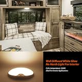 Dream Lighting 12V LED Ceiling Light 3500K 370LM RV Set of 2 IP44 with Switch view 5