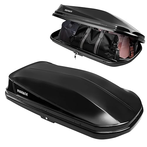 Rooftop Cargo Carrier Hard Shell: 14 Cubic Feet Car Roof Top Box