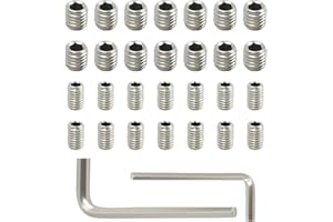 Nextpal 30 Pcs W11366418 Refrigerator Freezer Door Handle Mounting Screws Kit, Replacement Set with Screwdriver for Refrigerator Dishwasher Handle Repair, Stainless Steel Hardware Accessories