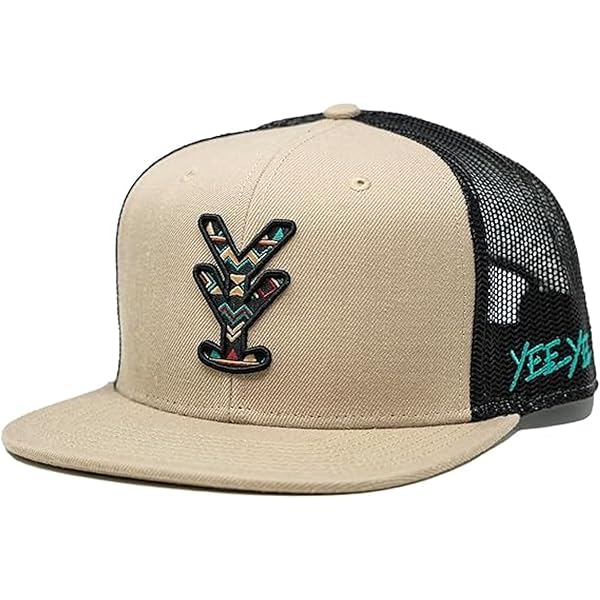 Yee Yee Apparel Midnight Glory Trucker Hat - Black Mesh Snapback With American Flag Patch, Adjustable For Men