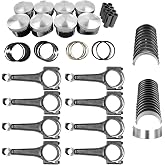 8X Piston &amp; Connecting Rods for Chrysler Dodge Ram Jeep 5.7L Hemi 2005-2008 | Charger, Durango, Magnum, Ram 1500 2500 3500, Grand Cherokee, Commander