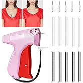 Stitch Gun for Clothes, Tagging Gun for Clothing Mini Stitch Gun Quick Clothing Fixer with 6 Needles, 1000 Black & 1000 White Fasteners Clothing Fixer