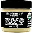 Organic Nipple Cream, Nipple Crack Lanolin Free Nipple Butter, Balm for Breastfeeding Mother, No Need to Wash Off, Safe for B