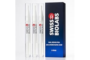MAIDLURE Swiss Biolabs Nail Fungus Pen, Undecylenic Acid 25%, Nail Growth Treatment Serum with TreeTea Oil for Repair & Strengthener (3)