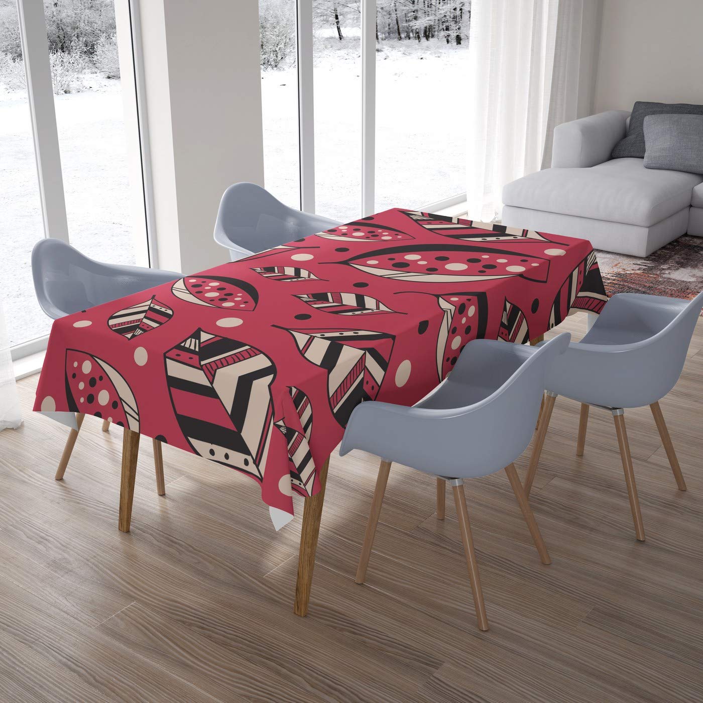Bonamaison Kitchen Decoration, Tablecloth, 140cm x 200cm - Designed and Manufactured in Turkey