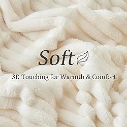 BEDELITE Fleece Throw Blanket for Couch, 300GSM