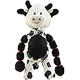 Outward Hound Thunda Tugga Cow Plush & Squeaky Dog Tug Toy