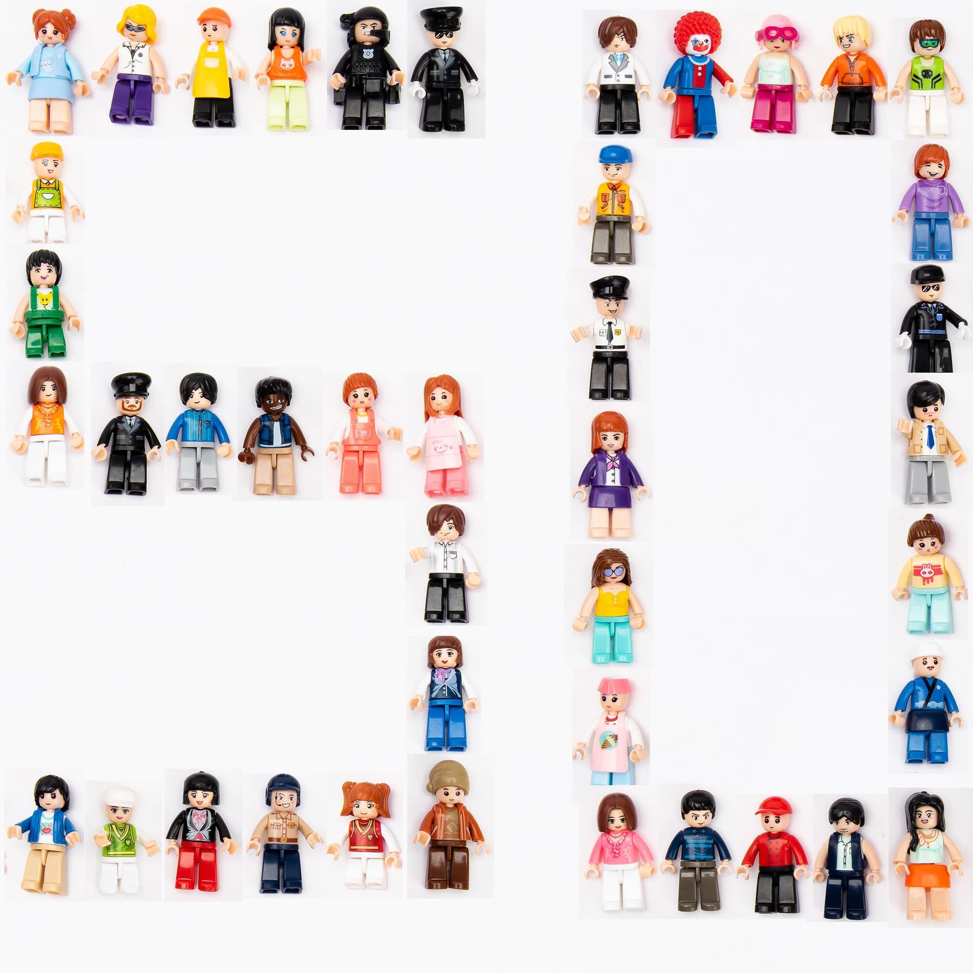 Photo 1 of Icyhit Building Mini Figures People Action Figure Toy (Random 50 Included)