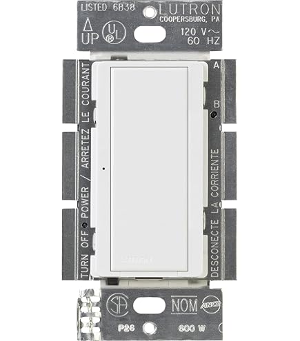 LUTRON SF-10P-LA Wall Switch DIMMER, Skylark, Light Almond, 120V