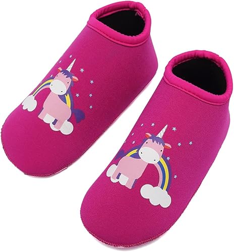 Amazon Co Jp Fantiny マリンシューズ ベビー 海外旅行 潮干狩り ビーチ リーフツアラー シュノーケリングシューズ アクアシューズ Albbsx01 Red Unicorn Xl シューズ バッグ