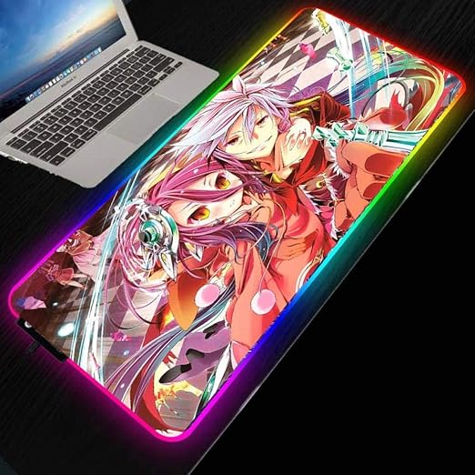 Gaming Mouse Pads Anime Girl Life Large Led Light RGB Mouse