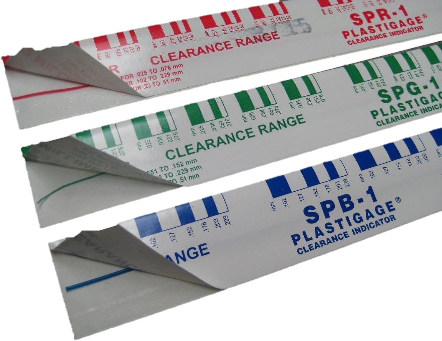 3 Boxes of (12) each Plastigauge/Plastigage Red+Green+Blue