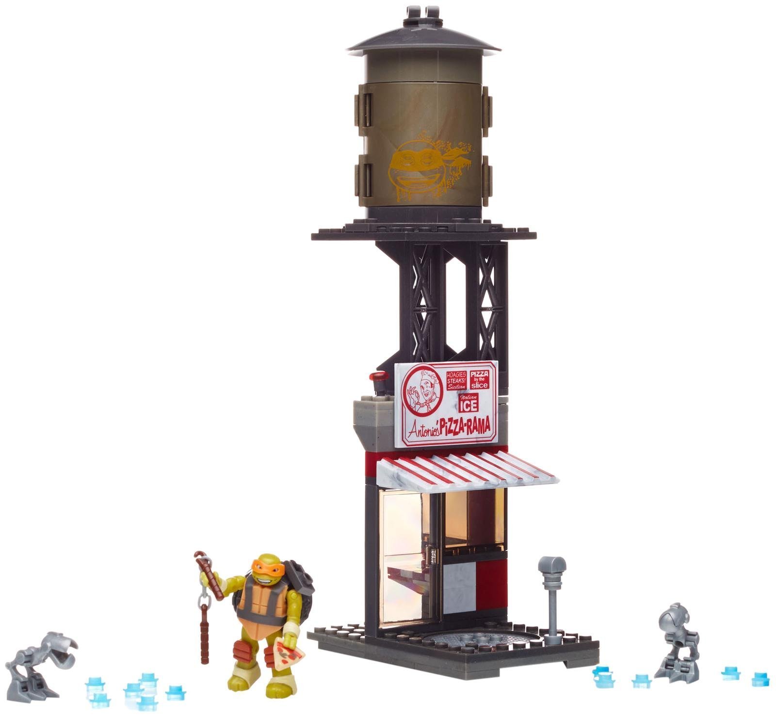 Mega Bloks Teenage Mutant Ninja Turtles Mikey Pizzeria Showdown Building Set