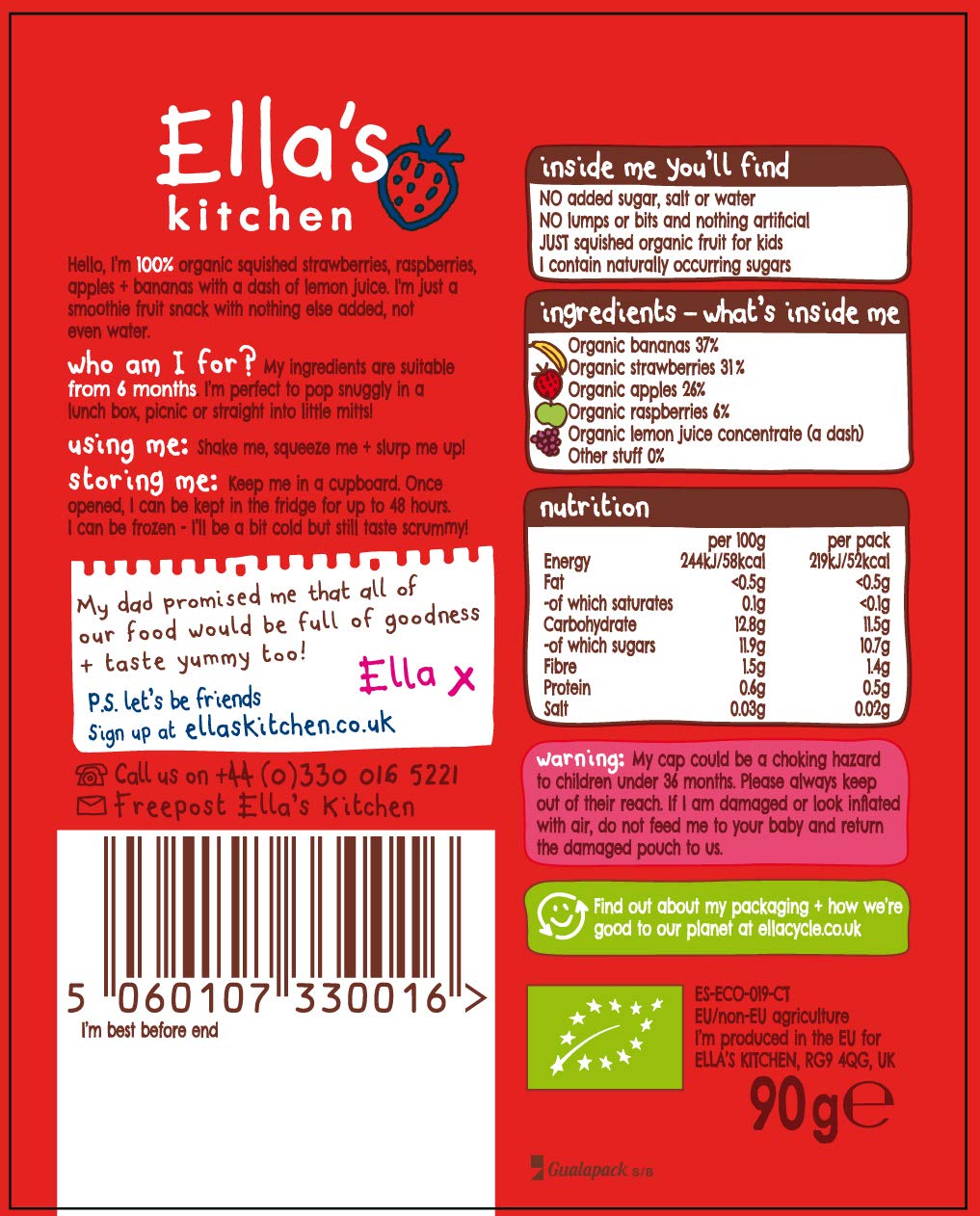 ella's kitchen smoothie fruit pouches