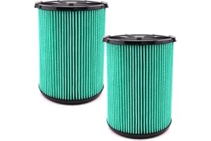ANBOO 2 Pack VF6000 Filter for Ridgid 5-20 Gallon Wet Dry Vacuums, 5-Layer Hepa Filter, Fit models WD5500 WD0671 WD6425 WD7000 WD1280 WD1851 WD1680 WD1956